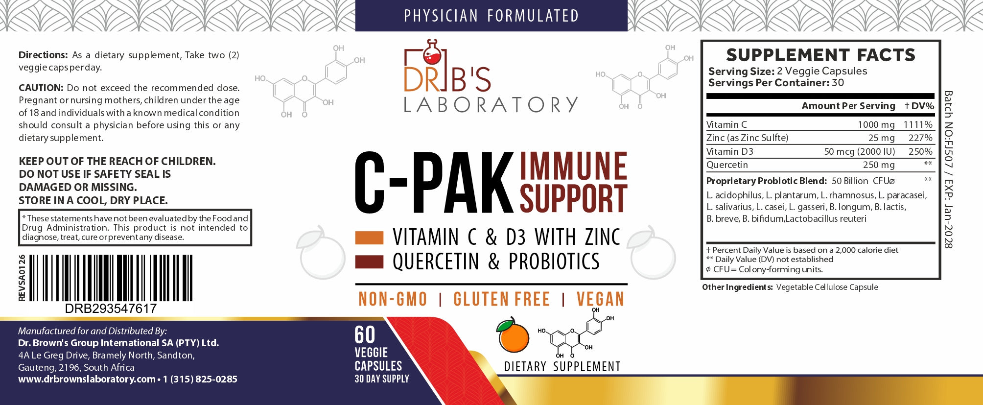 C-PAK Immune Support (Capsules)