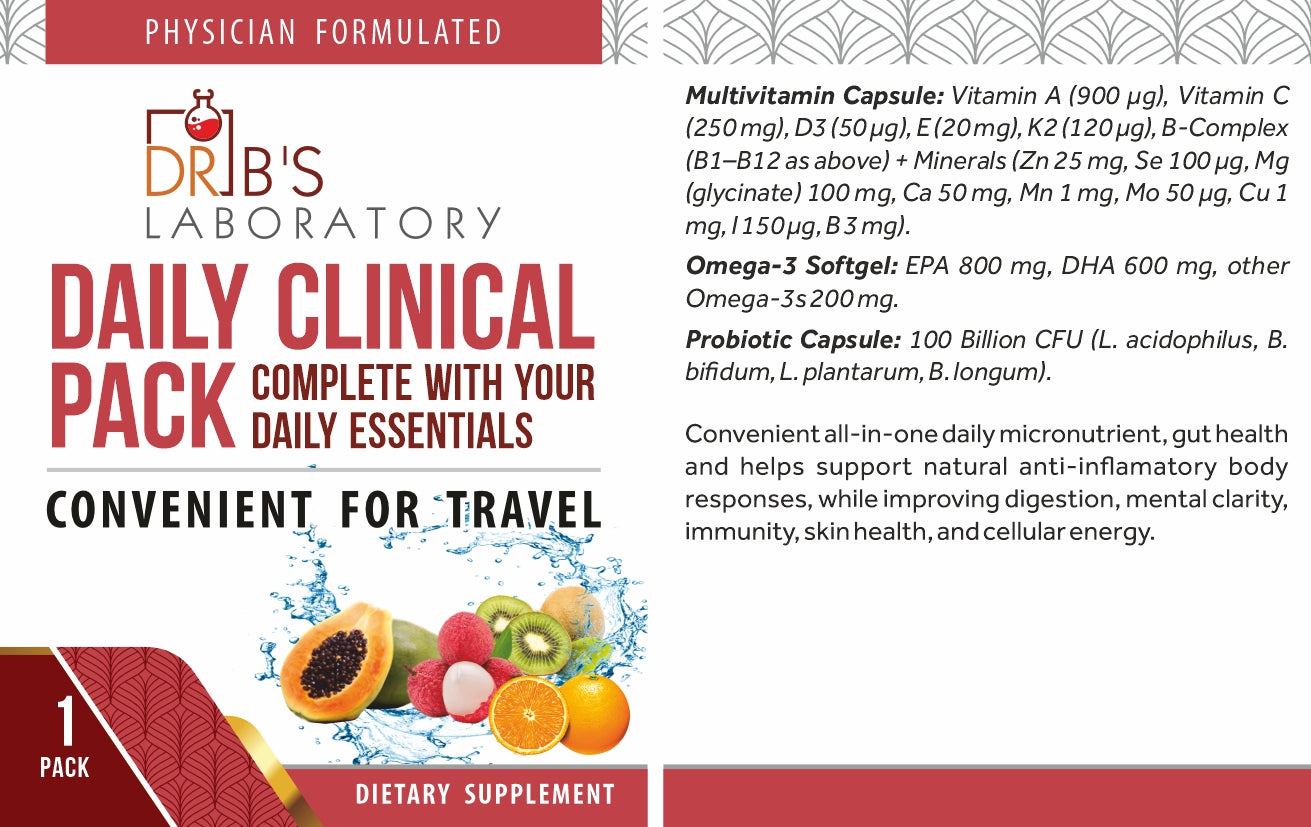 Dr. Brown’s Daily Clinical Pack (30 daily packets)